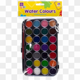 Water Colour Pallet & Brush - Watercolor Paint, HD Png Download - colour brush png