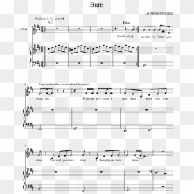 Mary Did You Know Sheet Music, HD Png Download - burning letter a png