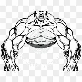 Transparent Body Builder Png - Muscular Man Png Clip Art, Png Download - bodybuilding vector png