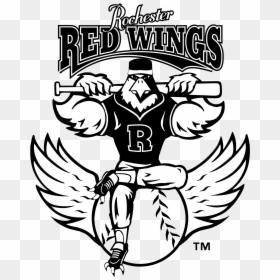 Rochester Red Wings Logo Png Transparent - Rochester Red Wings Coloring Pages, Png Download - bodybuilding vector png
