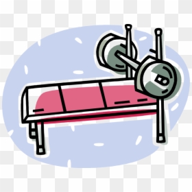 Vector Illustration Of Bench Press Used In Weight Training,, HD Png Download - bodybuilding vector png