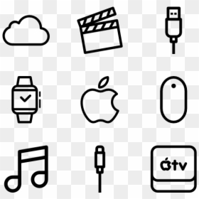 Apple Devices - Interface Icons Png, Transparent Png - apple icon transparent png