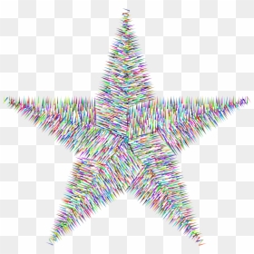 Prismatic Patchwork Star No Background Clip Arts - Transparent Background Christmas Star, HD Png Download - natural background png