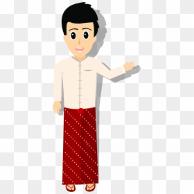 Native Myanmar Man Clip Arts - Myanmar Man Png, Transparent Png - men clipart png