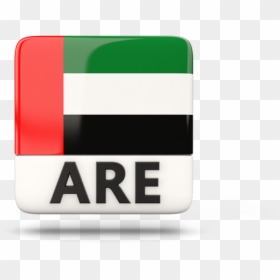 Square Icon With Iso Code - Square Icon With Flag Of Georgia And Iso Code, HD Png Download - dubai flag png