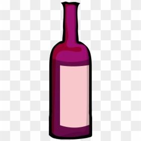 Wine Bottle Clipart Png - Clipart Bottle Of Wine Transparent, Png Download - bottle vector png
