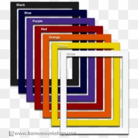 Multiple Color Frame Choices - 8 X 10 Colored Picture Frames, HD Png Download - i love you frame png