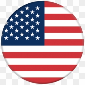 American Flag Popsocket Phone - Us Flag Round Button, HD Png Download - dubai flag png