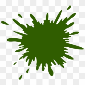 Transparent Dark Clipart - Splash Png, Png Download - green color splash png