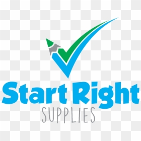 Start Right Supplies Logo - Graphic Design, HD Png Download - school notebooks png