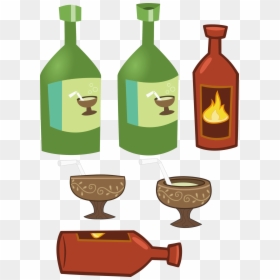 Vector Freeuse Download Ponyville Drinks By The, HD Png Download - bottle vector png