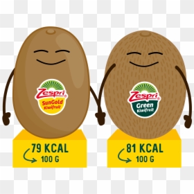 Week42 Zespri Green Kiwifruit Is Not-high In Calories - Kiwi Zespri Calorie, HD Png Download - kiwi fruit png