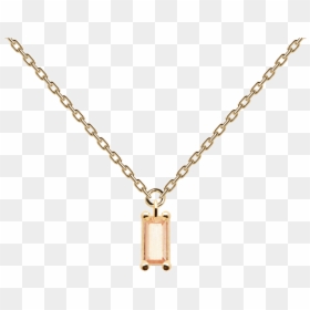 Peach Asana Gold Necklace - Pdpaola R Necklace, HD Png Download - gold jewellery model png