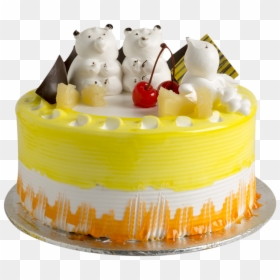 Special Pine Apple Cake - Cake Images Hd Png, Transparent Png - first birthday cake png