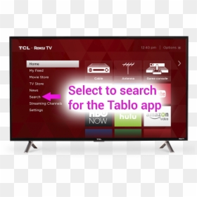 Tablo App Roku Smart Tv - Courts Jamaica Smart Tv, HD Png Download - led tv icon png