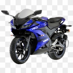 Img - Yamaha R15 V3 Blue Colour, HD Png Download - r15 bike png