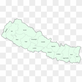 Map Of Nepal - Kathmandu Pokhara Chitwan Lumbini, HD Png Download - mahakali maa png