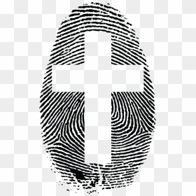 Clip Art Cross Big Image Png - Transparent Background Fingerprint Png, Png Download - fingerprint logo png