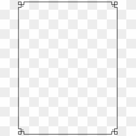 Transparent Simple Black Border Png - White Simple Frame Png, Png Download - designer borders png