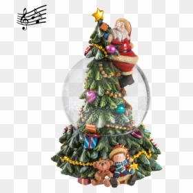 Snow Globe "christmas Tree - Christmas Day, HD Png Download - christmas tree snow png