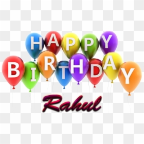 Rahul Happy Birthday Balloons Name Png - Happy Birthday Sagar Png, Transparent Png - birthday png effect