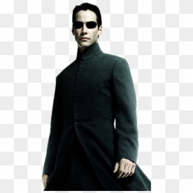 Keanu Reeves Matrix Transparent Png - Matrix Reloaded Keanu Reeves, Png Download - men fashion model png