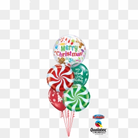 Merry Christmas Bubble - Happy Birthday Sports Fan, HD Png Download - christmas balloons png