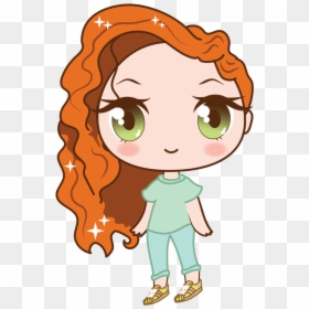 Kawaii Portrait Of A Super Beautiful Girl By Barovlud - Cartoon, HD Png Download - beauty girl png