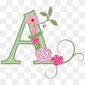 Letters With Flowers Clipart, HD Png Download - spices clipart png