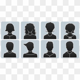 Silhouette, HD Png Download - hairstyle png boy