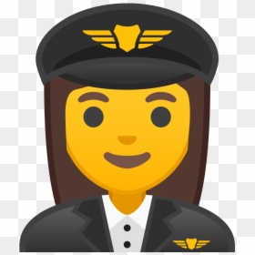 Woman Pilot Icon - Transparent Background Family Emoji, HD Png Download - woman png images