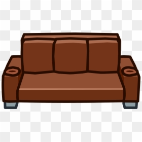 Couch Clipart Wooden Sofa - Bfdi Couch, HD Png Download - wooden sofa png