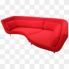 Red Sofa Image No Background - Transparent Background Sofa Png, Png Download - wooden sofa png