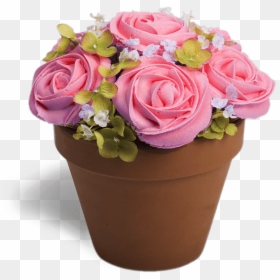 Cupcake Flower Bouquet, HD Png Download - birthday flower bouquets png