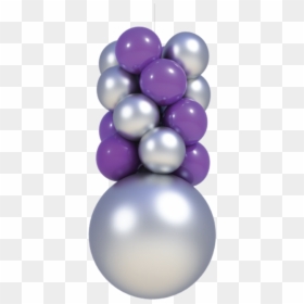 Indoor Balloon 4 Layer Ceiling Column Kit Alone - Pearl, HD Png Download - christmas balloons png