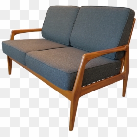 Spinkel Sofa 2 Seater - Studio Couch, HD Png Download - wooden sofa png