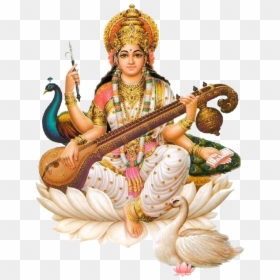 Saraswati Puja Basant Panchami - Shri Saraswati, HD Png Download - saraswati puja png