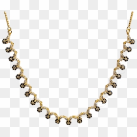 Necklaces - Colar De Pedras Preta, HD Png Download - kerala jewellery models png