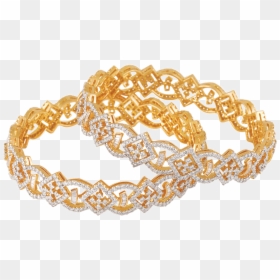 Diamond Bangle - Chain, HD Png Download - indian jewelry png