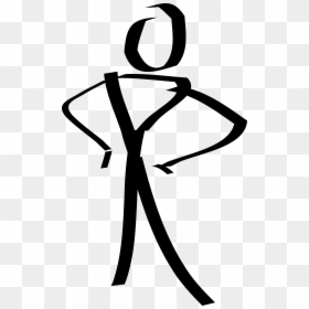 Person Cartoon 3157 Large - Stick Figure Clip Art, HD Png Download - office man clipart png