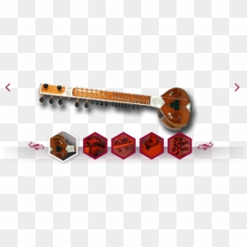 Indian Musical Instruments Banner, HD Png Download - tambura png