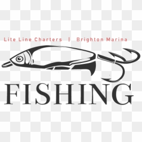 Lite Line Charters - Point At Silver Spring Logo, HD Png Download - sea fish png