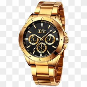Chunky Gold Mens Watch, HD Png Download - watch png images
