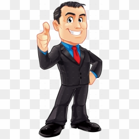 Businessman Clipart Fancy Man - Transparent Background Businessman Cartoon Png, Png Download - businessman full body png