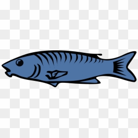 Blue Fish Clip Art, HD Png Download - sea fish png