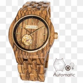 Men"s Wood Watch , Png Download - Analog Watch, Transparent Png - watch png images