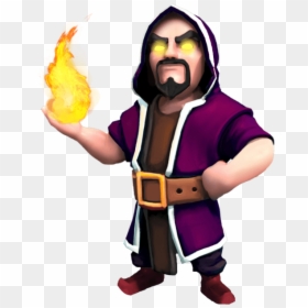 Wizard Lvl - Coc Wizard Transparent Png, Png Download - coc troops png