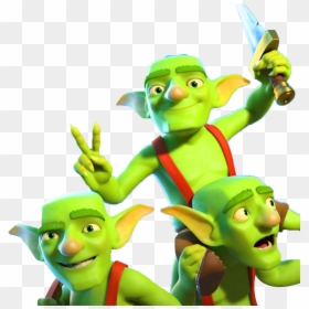 Clash Goblin Png - Clash Royale Goblin Png, Transparent Png - coc troops png