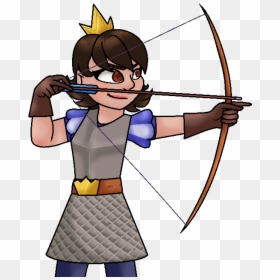 Princess Bow Clash Royale, HD Png Download - coc troops png