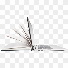 Laptop And Book Png, Transparent Png - laptop in png